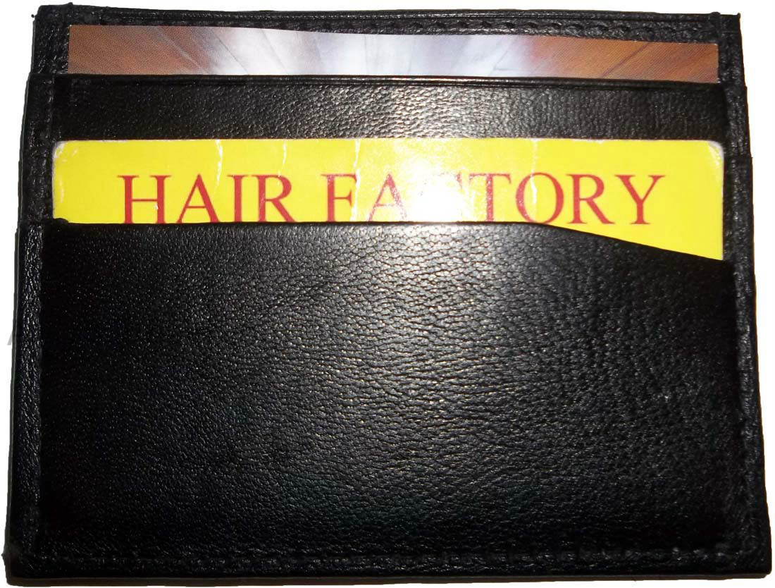 small flat 7 card genuine leather organizer credit card id card new card case - Image 7