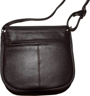 woman's Leather hand bag purse shoulder bag leather handbag natural grain #1401 - Image 4