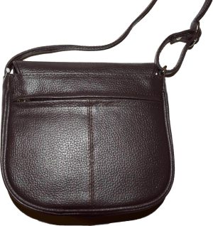woman's Leather hand bag purse shoulder bag leather handbag natural grain #1401 - Image 5