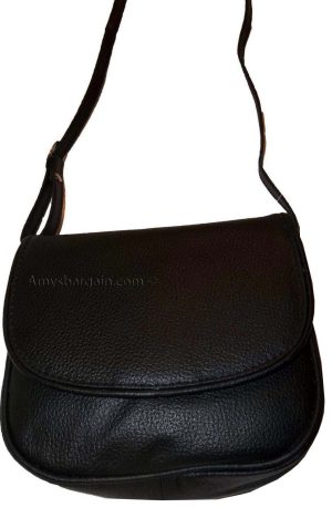 woman's Leather hand bag purse shoulder bag leather handbag natural grain #1401 - Image 8