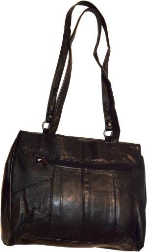 woman's leather Medium tote bag shoulder handbag day bag new 2 strap Tote bag - Image 3