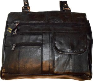 woman's leather Medium tote bag shoulder handbag day bag new 2 strap Tote bag - Image 10