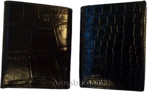 2 Inew styled Crocodile Printed Leather Man's Trifold wallet 2 bill slots 9 card - Image 3
