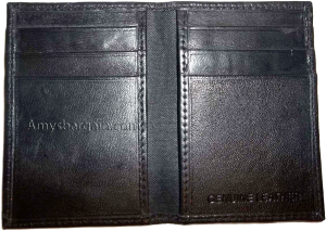 3 Skinny leather 6 business and credit card Black leather card case brand new - Image 6
