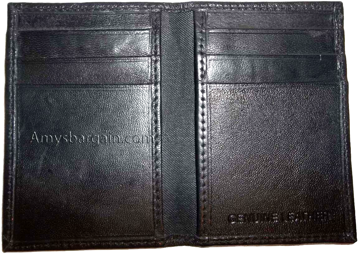 3 Skinny leather 6 business and credit card Black leather card case brand new - Image 6