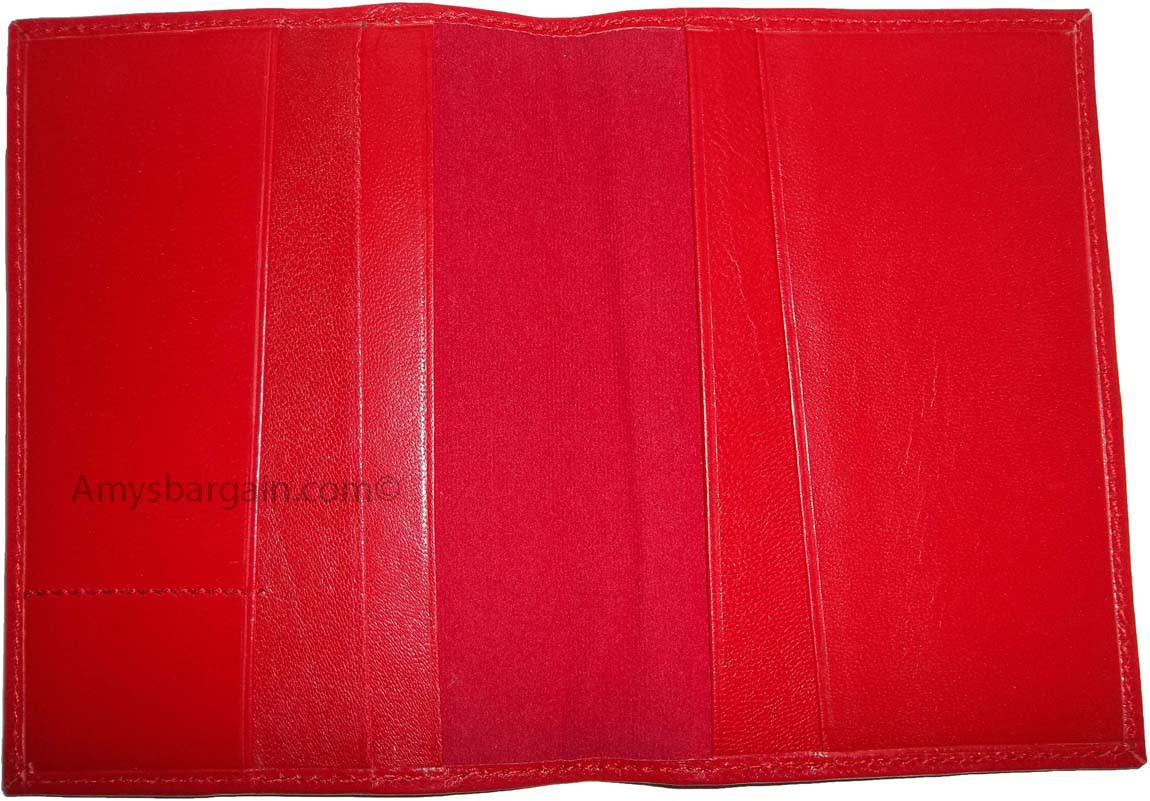 4 USA Leather passport case wallet credit card case ID passport holder Brand New - Image 4