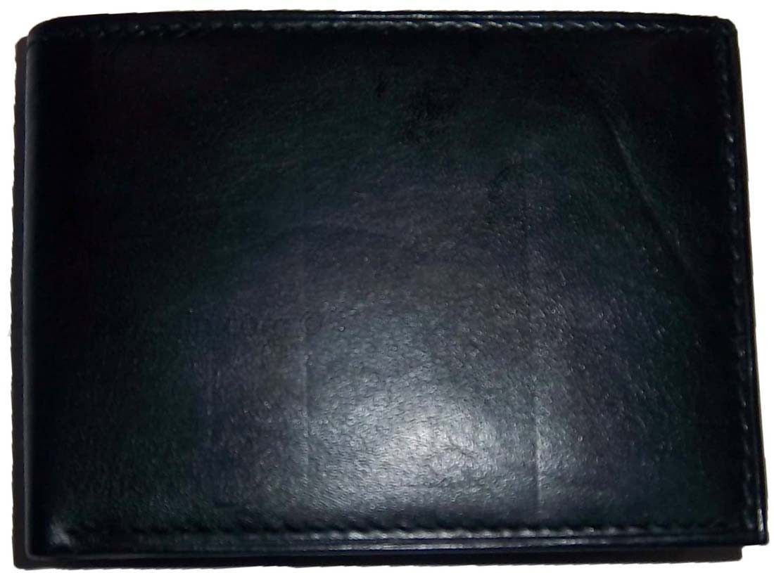 6 Man's Leather black wallet 12 credit card Holder 2 ID 2 Bifold slots Unbranded - Image 13