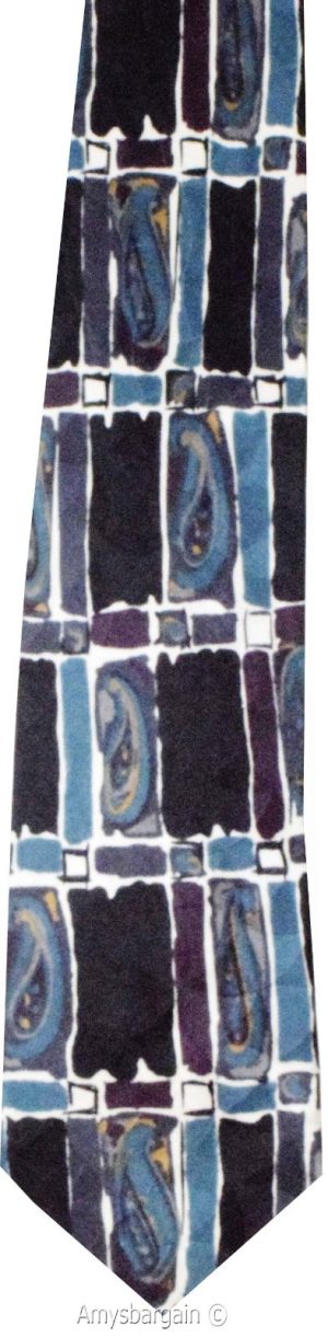 Calvin Klein Neck Tie, 100% Silk tie, Neck wear Made in USA, New Designer tie - Image 3
