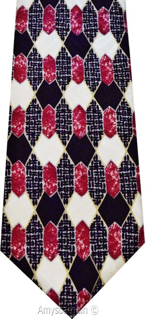 Calvin Klein Neck Tie, 100% Silk tie, Neck wear Made in USA, New Designer tie