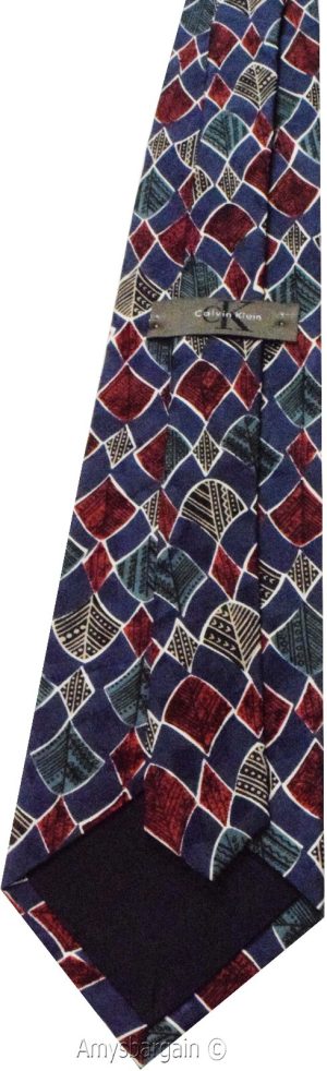 Calvin Klein Neck Tie 100% Silk tie Neck wear Made in USA New Designer tie - Image 9