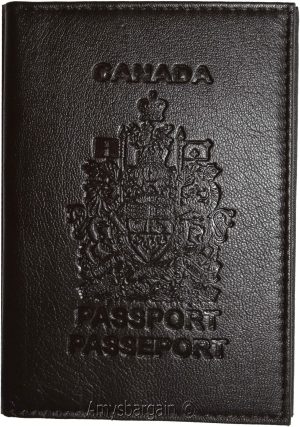 Canadian Leather passport cover Wallet Canada Passport case new Passport case - Image 4