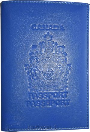 Canadian leather passport case new lambskin wallet credit card case id holder - Image 11
