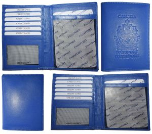 Canadian leather passport case new lambskin wallet credit card case id holder - Image 12