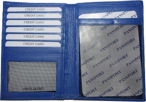 Canadian leather passport case new lambskin wallet credit card case id holder - Image 8