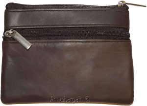 Change purse, Zip coin wallet, Leather change purse w/key ring cards, bills BN - Image 6