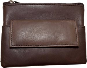 Change purse, Zip coin wallet, Leather change purse w/key ring cards, bills BN - Image 8