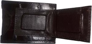 Crocodile skin printed leather money clip Leather Credit card bills holder new - Image 8