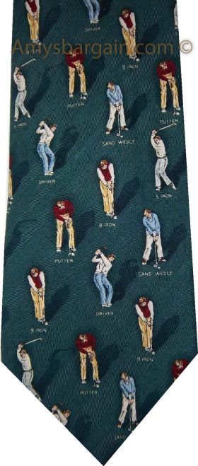 Cutter and Buck Men's tie designer man's silk tie neck wear made in USA new