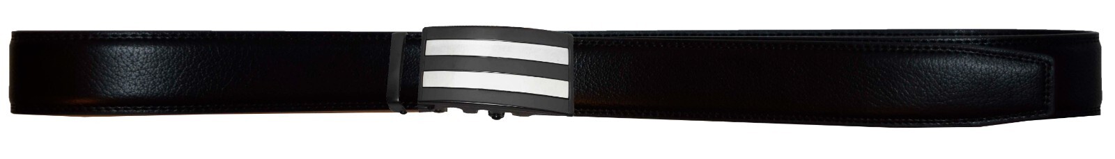 Genuine leather men's ratchet belt men’s casual adjustable automatic buckle 50”* - Image 4