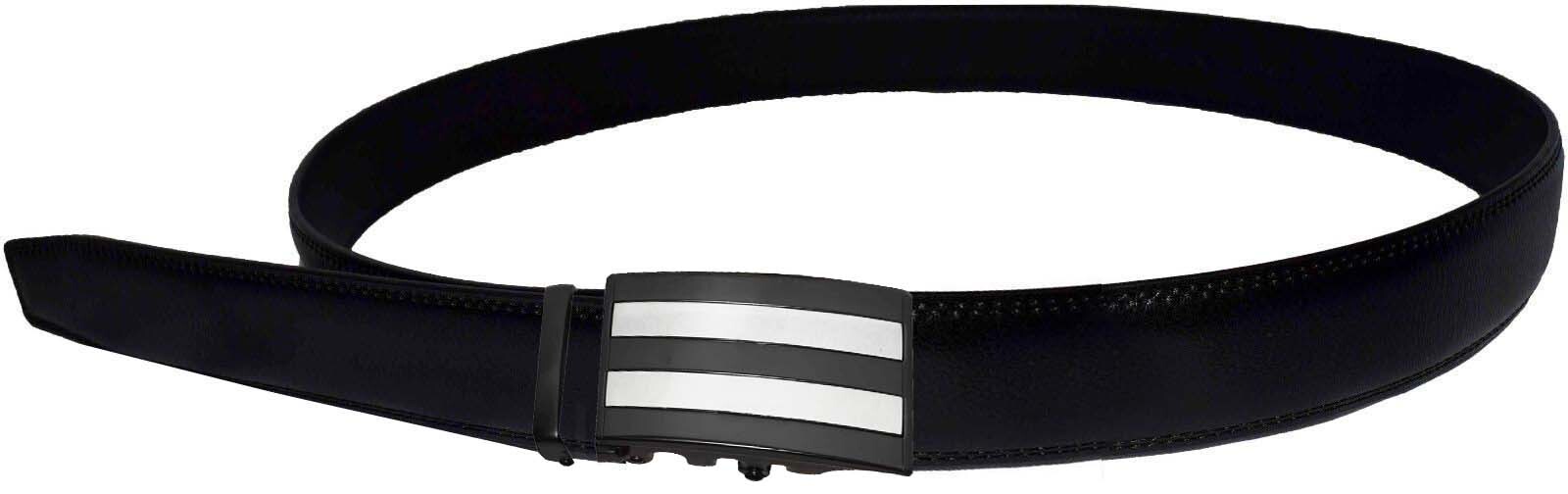 Genuine leather men's ratchet belt men’s casual adjustable automatic buckle 50”* - Image 6