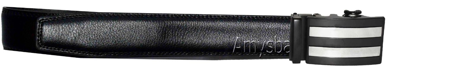 Genuine leather men's ratchet belt men’s casual adjustable automatic buckle 50”* - Image 7