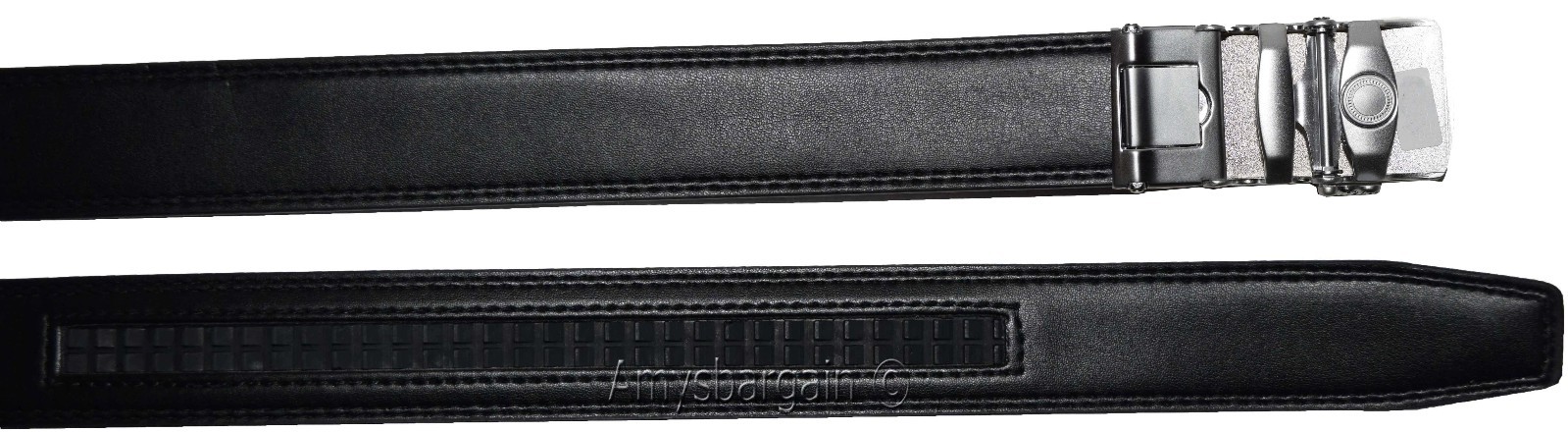 Leather Automatic genuine leather Belt Men's belt Buckle auto Lock Dress lelt - Image 11
