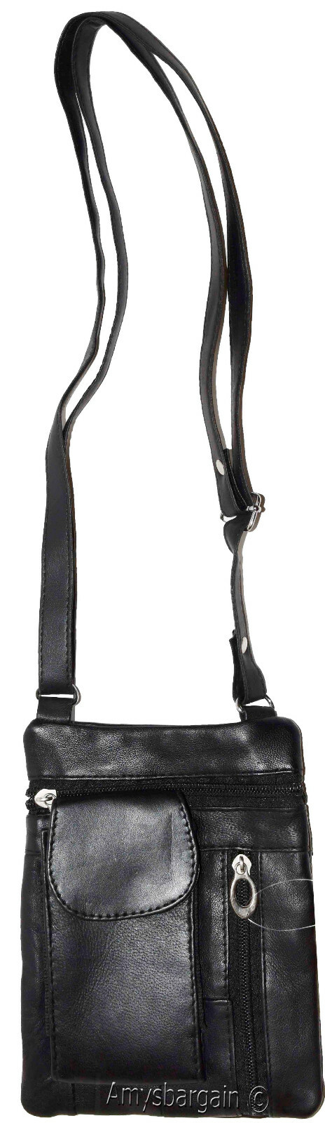 Leather bag passport case concealable bag 4 packet Leather bag ID wallet bag new - Image 13