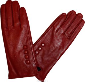 Leather gloves, Genuine leather women’s Red winter gloves S, M, L and XL New - Image 7