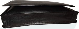 Leather messenger bag, Briefcase Business case Attaché case carry on bag Br New - Image 11