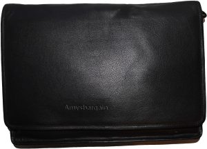 Leather messenger bag, Briefcase Business case Attaché case carry on bag Br New - Image 8