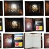 Lot of 12 New 4 credit cards + ID Lamb skin USA Leather passport case wallet NWT