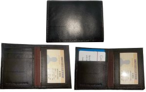 Lot of 2 Business cards Credit Card ID card case new Brown 4 Card holder