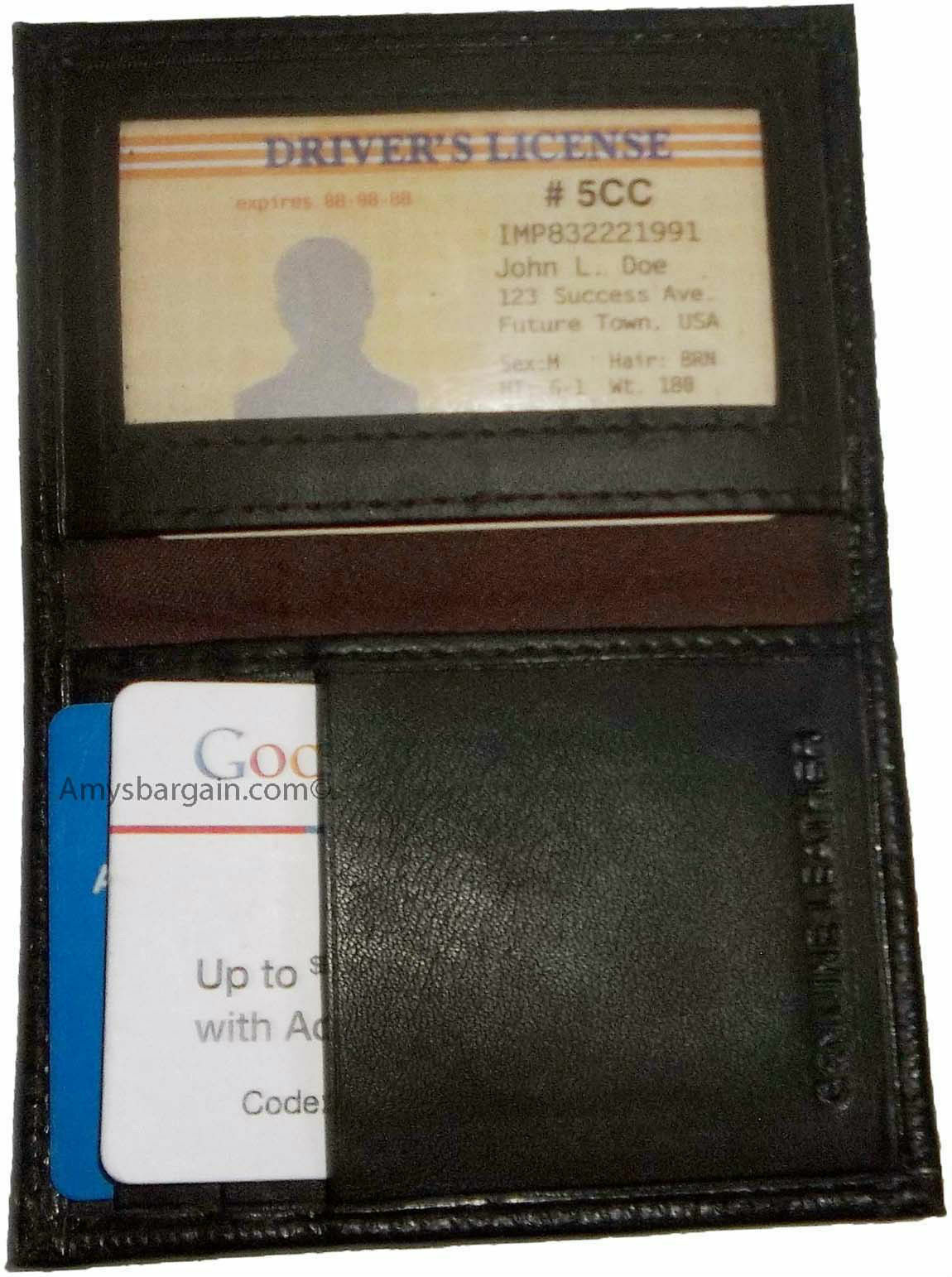 Lot of 2 Business cards Credit Card ID card case new Brown 4 Card holder - Image 7