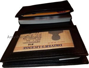 Lot of 2. Card case. Women/men's Leather Business Credit Card ID 40 card case - Image 9