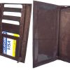 Lot of 2. Checkbook wallet Leather Checkbook cover. Credit card wallet. zip case