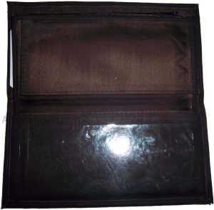 Lot of 2. Checkbook wallet Leather Checkbook cover. Credit card wallet. zip case - Image 12