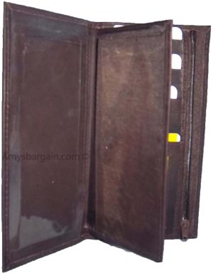 Lot of 2. Checkbook wallet Leather Checkbook cover. Credit card wallet. zip case - Image 6