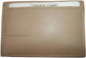 Lot of 2 Leather Business card / Credit Card ID card case fifty cards holder #15 - Image 9