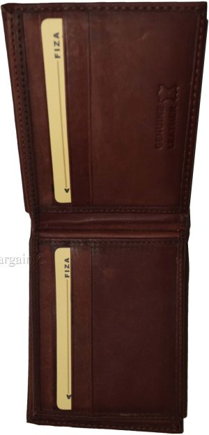 Lot of 2 Leather men's Bifold wallet Tan Billfold wallet 9 Card 3 ID New in Box - Image 4
