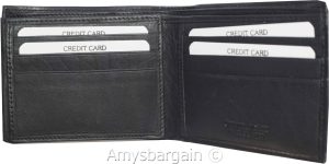Lot of 2. Men's Wallet RFID Genuine Leather Wallet Bifold 3 billfold New in Box* - Image 7