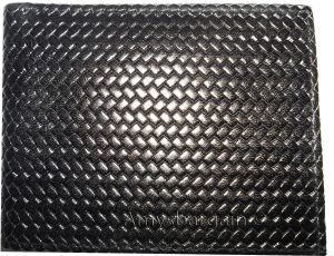 Lot of 2 New Woven Printed Leather man's bi fold wallet 6 cards ID Wallet new - Image 3