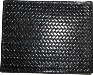 Lot of 2 New Woven Printed Leather man's bi fold wallet 6 cards ID Wallet new - Image 8