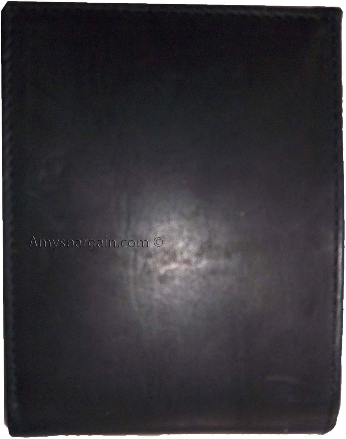 Lot of 2 New men's Black leather billfold wallet 9 credit card space ID bifold - Image 3