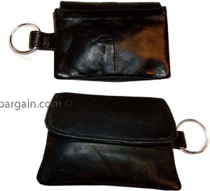 Lot of 2 Women/men's mini leather Change Purse key ring Coin bag Mini Wallet BN - Image 9