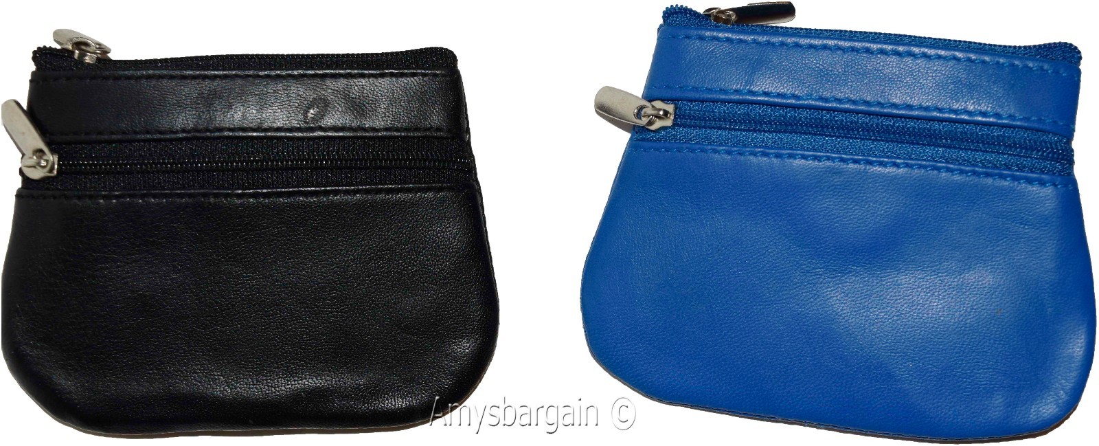 Lot of 2. Women's Leather Change Purse coin bag Women’s Wallet bag mini Pouch BN - Image 3