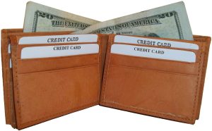 Lot of 3. Man's Wallet. Bi fold Leather Wallet 12 Credit Cards 2 IDs Suede lined - Image 12