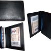 Lot of 3 New Leather Business card case Credit Card Holder Forty Cards Case