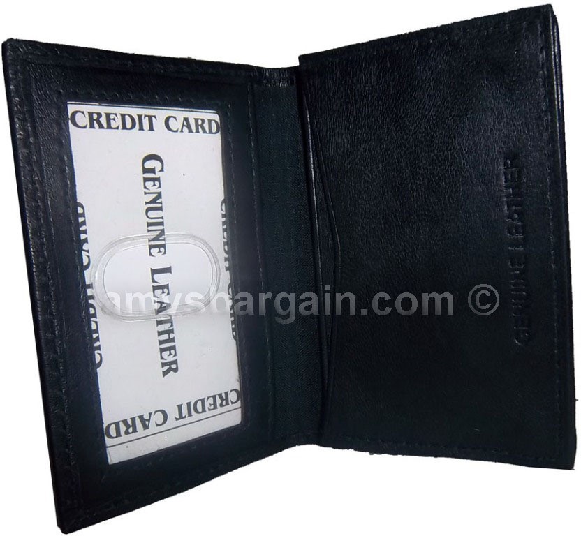 Lot of 3 New Leather Business card case Credit Card Holder Forty Cards Case - Image 4