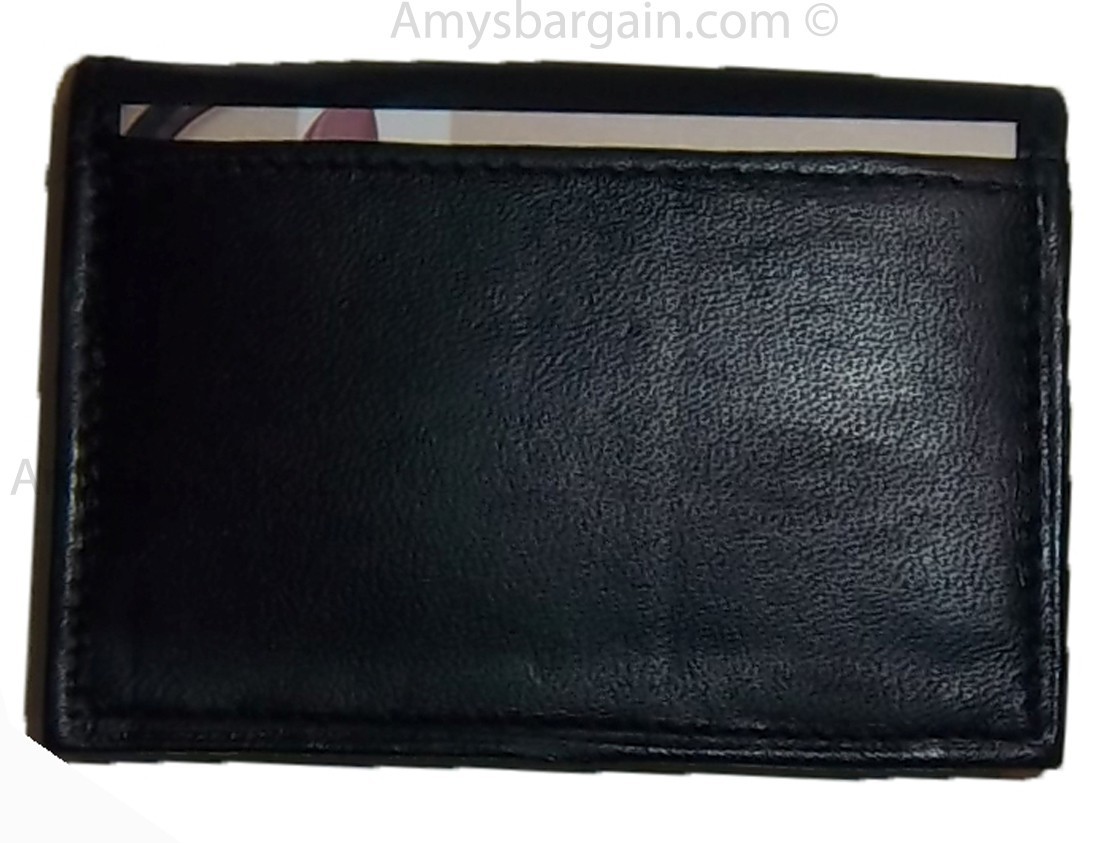 Lot of 3 New Leather Business card case Credit Card Holder Forty Cards Case - Image 7