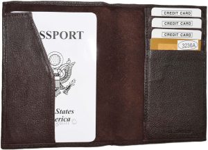 Lot of 3 New Leather passport cover, Brown Unbranded international passport case - Image 10